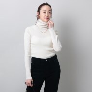 【STORY web掲載】タートルネック リブニット<洗える
