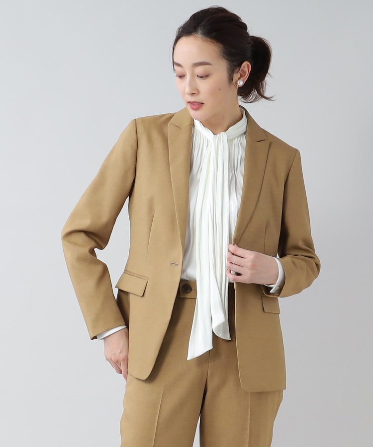 Liu Jo Cotton Suit Jacket in Black Womens Clothing Suits Trouser suits 