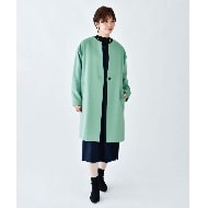 ◇【1着は欲しい、きれいめ定番コート!】ノーカラー ロング ◇【1着は欲しい、きれいめ定番コート!】ノーカラー ロング