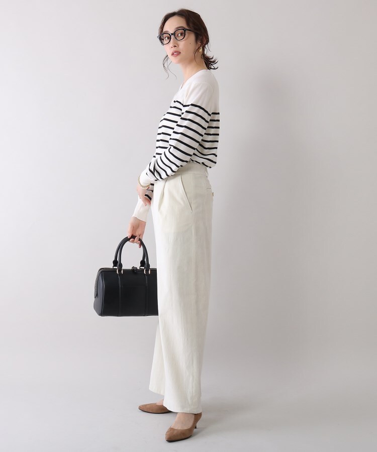 Oggi.jp掲載/きれいめ見え】コーデュロイ フロントタックワイドパンツ