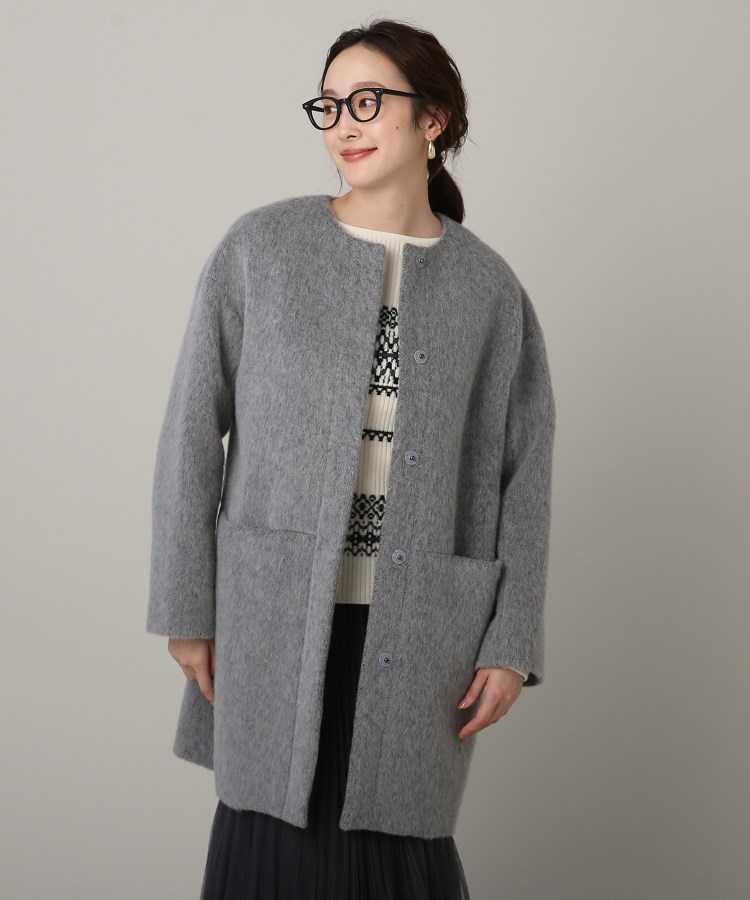 【MAX MARA】ウール\u0026アルパカ ショートフレアコート