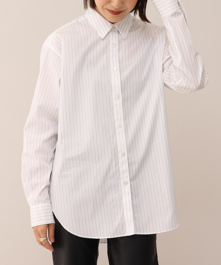 アンタイトル(UNTITLED)のハイカウントポプリン レギュラーカラーシャツ【洗える】2
