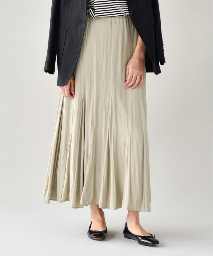 公式サイトでは アンタイトル　ロング　スカート　新品　サイズ 44 ロングスカート