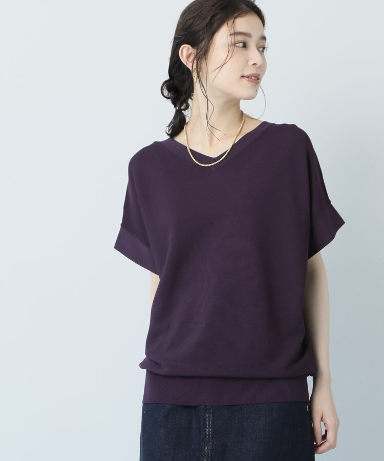 アンタイトル(UNTITLED)の◆【再入荷！】前後2WAY フレンチスリーブニット38