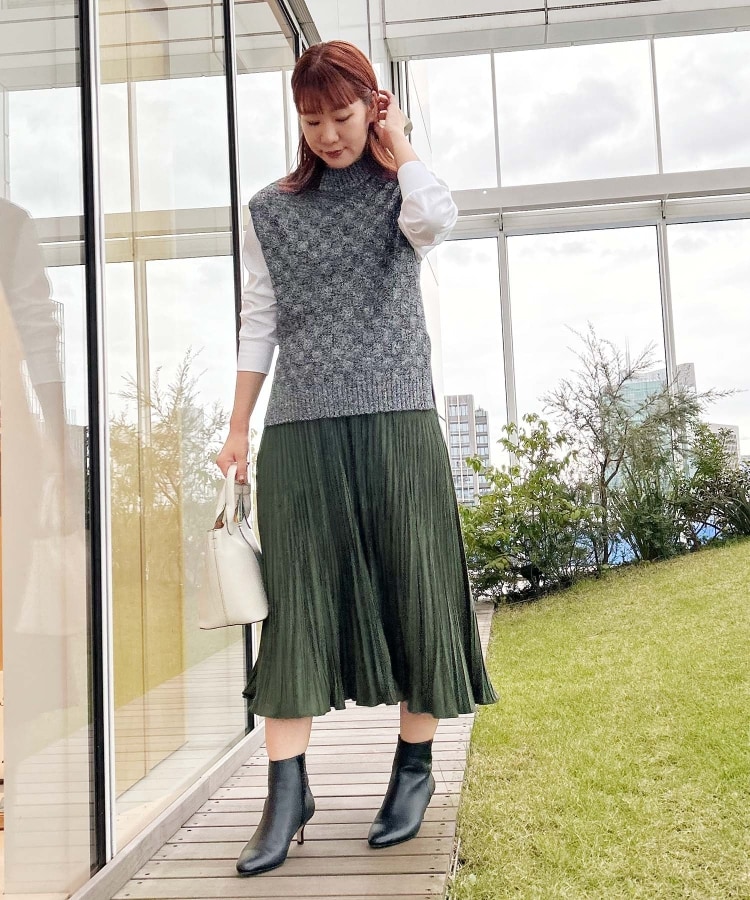 新品　アンタイトル★プリーツスカート　黒　サイズ3  シフォンスカート