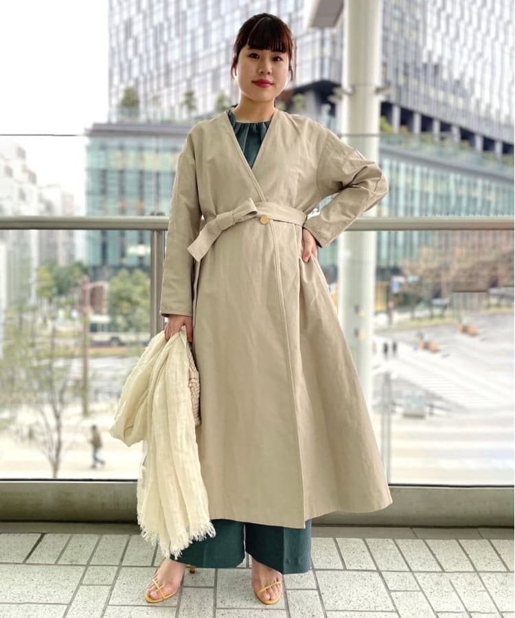 【激レア・激渋】　カシミア混　袈裟デザイン　羽織り　マント　kesa  coat