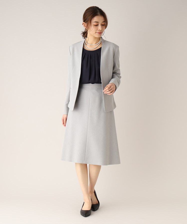 UNTITLED アンタイトル スカートスーツ グレー サイズ違い 日本製