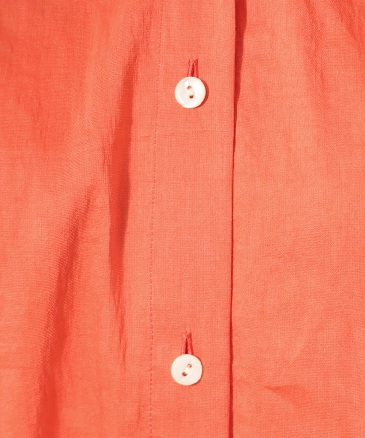 アンタイトル(UNTITLED)の【接触冷感／1枚でも羽織でも】リネン混 ギャザーデザインシャツ39