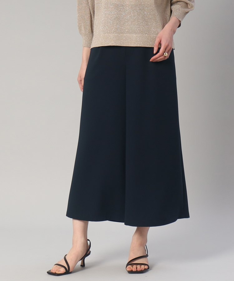 メーカー在庫限り品 美品台形スカート 日本製 綺麗め コンサバ