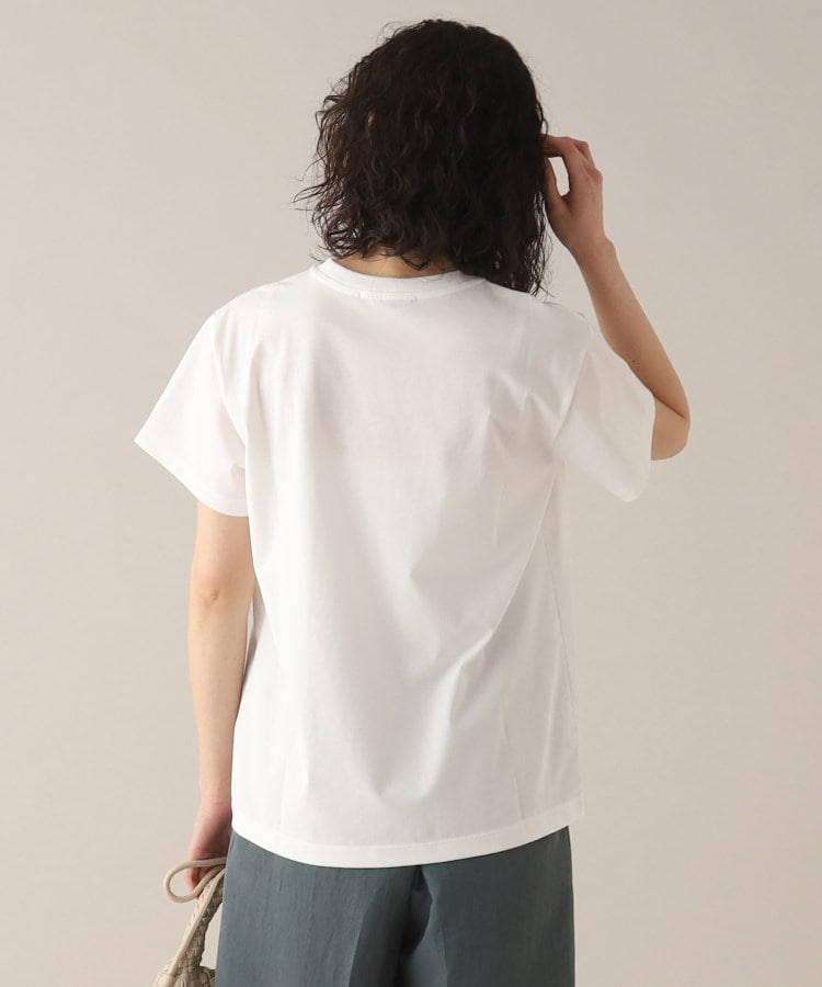 アンタイトル(UNTITLED)の【洗濯機で洗える】きれいめロゴTシャツ19