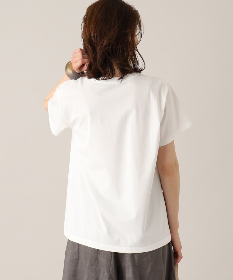 アンタイトル(UNTITLED)の【きれいめTシャツ／洗える】ニュアンスフォトTシャツ11