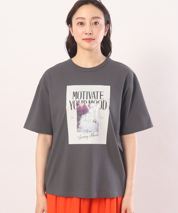 アンタイトル(UNTITLED)の【洗える】カジュアルフォトプリントTシャツ2