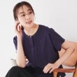 アンタイトル(UNTITLED)の【インナーにオススメ/華やかデザイン】パール調釦Tブラウス35