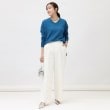 アンタイトル(UNTITLED)の【洗える/ドライタッチ】センタープレス ワイドパンツ6