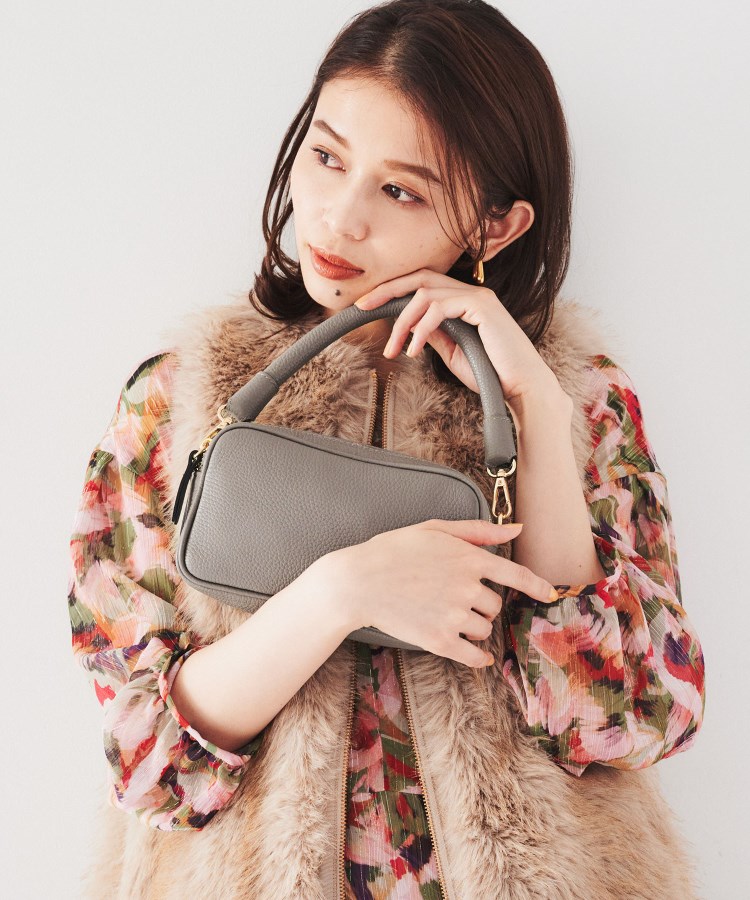 本革】ダブルハンドレザーショルダー(ショルダーバッグ 本革】ダブルハンドレザーショルダー(ショルダーバッグ