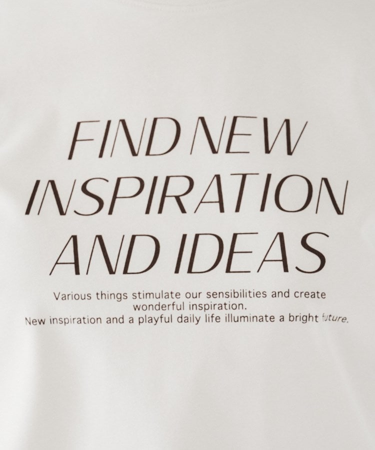 アンタイトル(UNTITLED)の【なめらかな肌触り】シルケットロゴTシャツ15