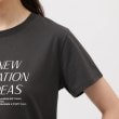 アンタイトル(UNTITLED)の【なめらかな肌触り】シルケットロゴTシャツ6
