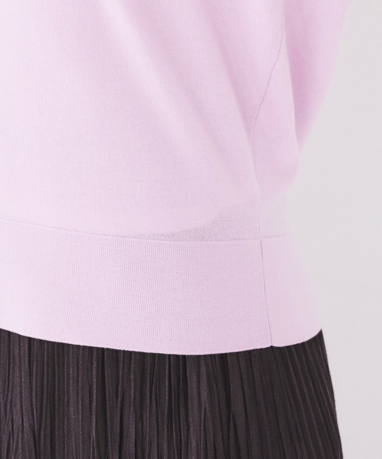 ◇【アンサンブル可能/洗える】シルクウールカシミヤ Vネック
