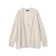 アンタイトル(UNTITLED)の【アンサンブル可能/体型カバー】シルクウールカシミヤカーディガン1