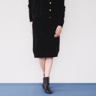セットアップ可能/日本製】モールタイトスカート(膝丈スカート セットアップ可能/日本製】モールタイトスカート(膝丈スカート