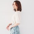 アンタイトル(UNTITLED)の【シアー/ストレッチ/凹凸素材】バンピー袖コンシャスブラウス8