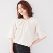 アンタイトル(UNTITLED)の【袖コンシャス/秋にオススメ】バルーン袖ブラウス ライトベージュ(051)