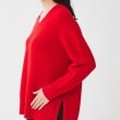 アンタイトル(UNTITLED)の【体型カバー/日本製/洗える】ウールシルクカシミヤミックス Vネックプルオーバーニット31
