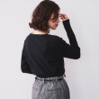 アンタイトル(UNTITLED)の【長袖Tシャツ】ラメテレコカットソー5