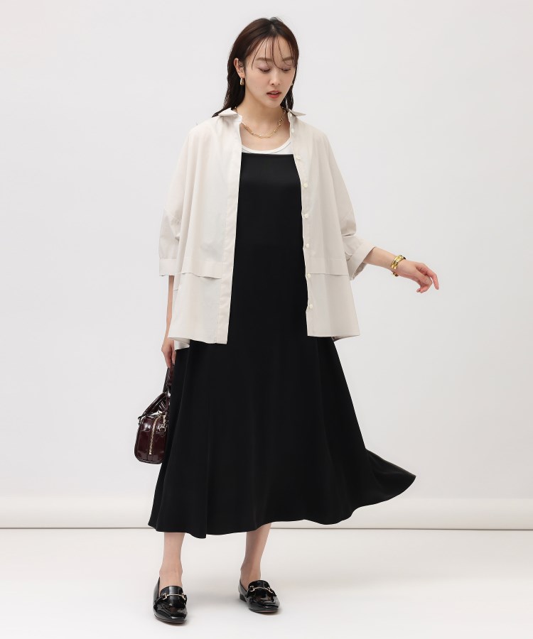 アンタイトル(UNTITLED)の【着丈調節可能】フィブリルサテン キャミワンピース9