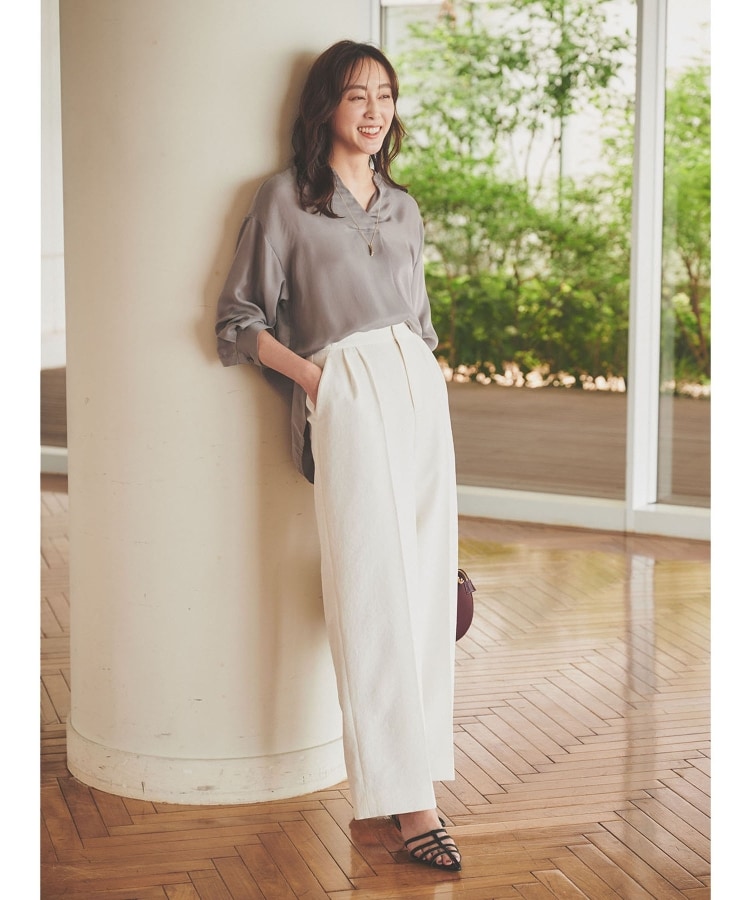 セットアップ可能/パウダータッチ】シルキーキュプラ スキッパー セットアップ可能/パウダータッチ】シルキーキュプラ スキッパー