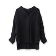 アンタイトル(UNTITLED)の【セットアップ可能/パウダータッチ】シルキーキュプラ スキッパーブラウス1