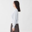 アンタイトル(UNTITLED)の【日本製/オンオフ使える】ラメ混パフスリーブプルオーバーニット19