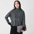 アンタイトル(UNTITLED)のラムウールカシミヤ ボトルネックプルオーバーニット31