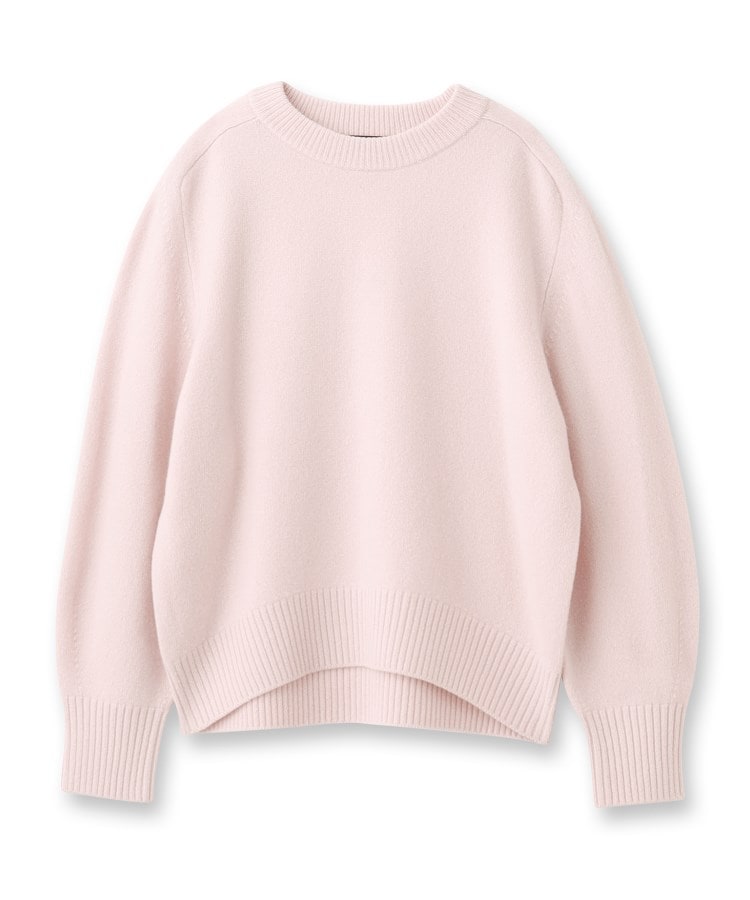 アンタイトル(UNTITLED)のラムウールカシミヤ パフスリーブプルオーバーニット1