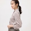 アンタイトル(UNTITLED)の【通勤スーツ/入卒/セレモニー】幾何柄ボウタイブラウス10