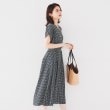 アンタイトル(UNTITLED)の【キレイめ通勤/ウエストマーク】モダンチェーン　Vネックワンピース16