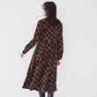 アンタイトル(UNTITLED)の【2WAY/きちんと感】チェック柄ボウタイワンピース4