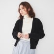 アンタイトル(UNTITLED)の【洗える/ボレロ】パール調付きニットカーディガン2