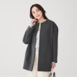 アンタイトル(UNTITLED)の【日本製】ミディ丈ノーカラーコート8