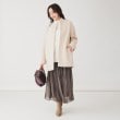アンタイトル(UNTITLED)の【日本製】ミディ丈ノーカラーコート15