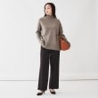 アンタイトル(UNTITLED)のラムウールカシミヤ ボトルネックプルオーバーニット8
