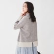 アンタイトル(UNTITLED)のラムウールカシミヤ ボトルネックプルオーバーニット15