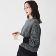 アンタイトル(UNTITLED)のラムウールカシミヤ パフスリーブプルオーバーニット15