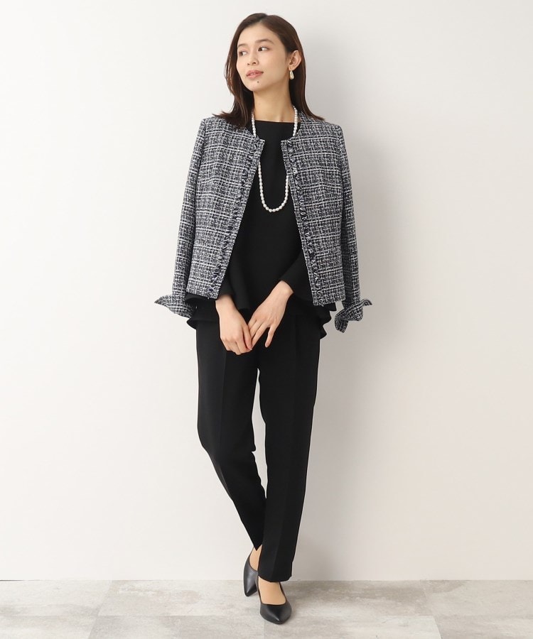 UNTITLED - V259/美品 UNTITLED ブラウス ジョーゼット フレア