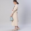 アンタイトル(UNTITLED)の【オフィスからセレモニーまで！】バックサテン きれいめトレンチコート30