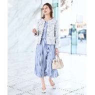 上品華やか/きちんとシーンに/洗える】ジョーゼット プリーツ 上品華やか/きちんとシーンに/洗える】ジョーゼット プリーツ