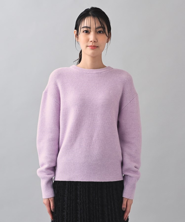 ゆるシルエット】ウール混 クルーネックニット(ニット/セーター ゆるシルエット】ウール混 クルーネックニット(ニット/セーター