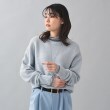 アンタイトル(UNTITLED)の【ゆるシルエット】ウール混 クルーネックニット サックスブルー(090)