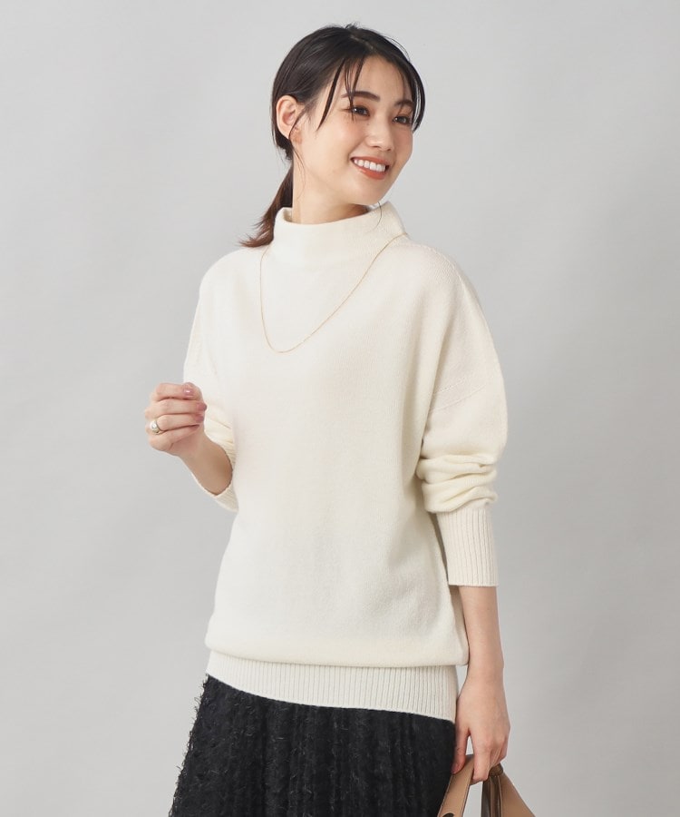 ゆったり/洗える】シルク&カシミヤ混 コクーンシルエット ゆったり/洗える】シルク&カシミヤ混 コクーンシルエット