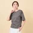 アンタイトル(UNTITLED)の【接触冷感／抗菌防臭／洗える】アイスクリアコットン 5分袖Tシャツ16